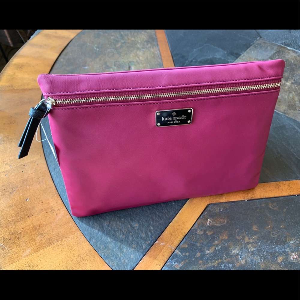 Kate Spade Large Drewe Wilson Rd Mini Zip Pouch